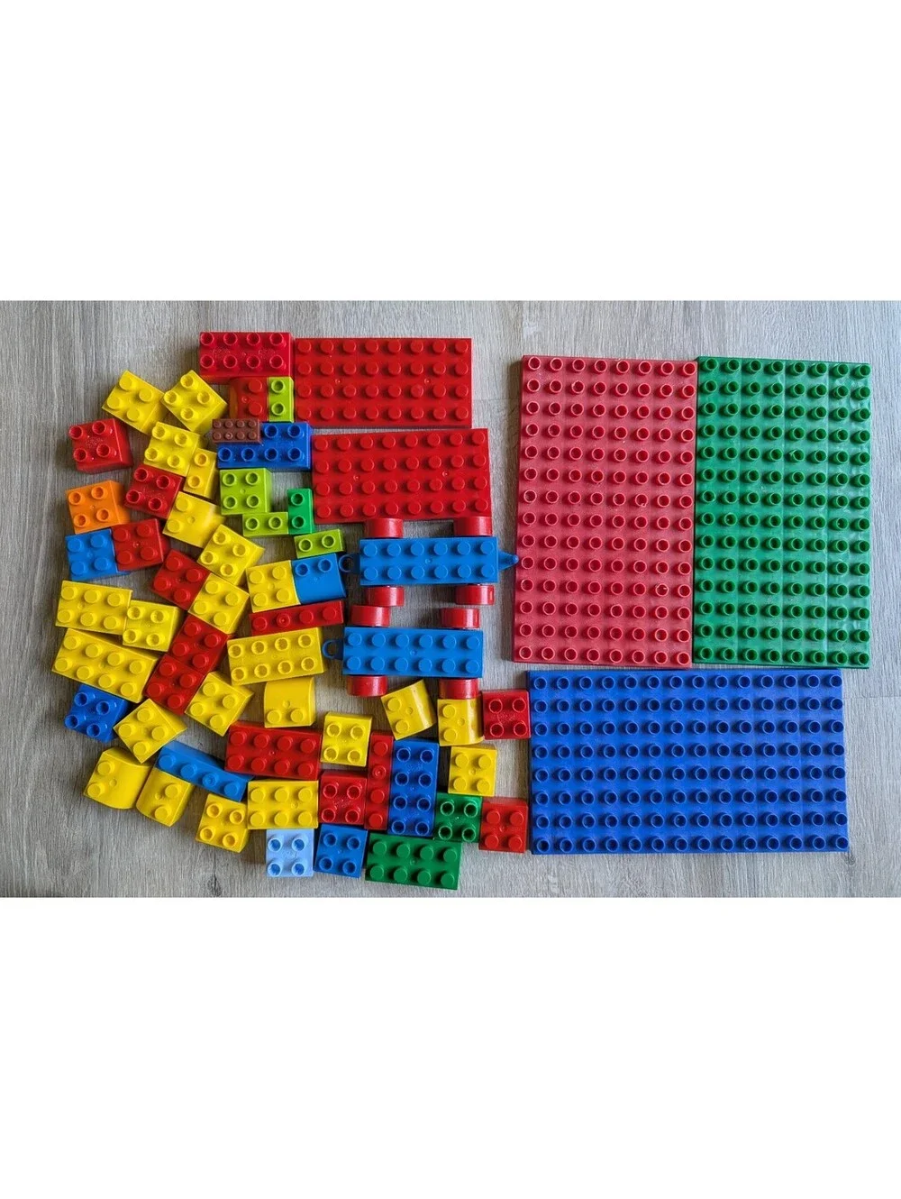 Big lot of building bricks blocks